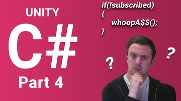 BECOME A UNITY GAME DEV - Part 4, IF STATEMENT!