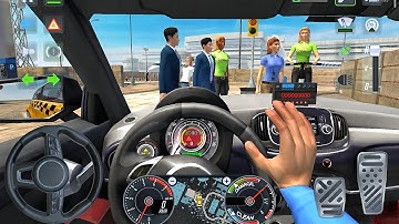 New Luxury MiniCar Driving in Miami City! - Taxi Simulator 2025 Car Game Android Gameplay