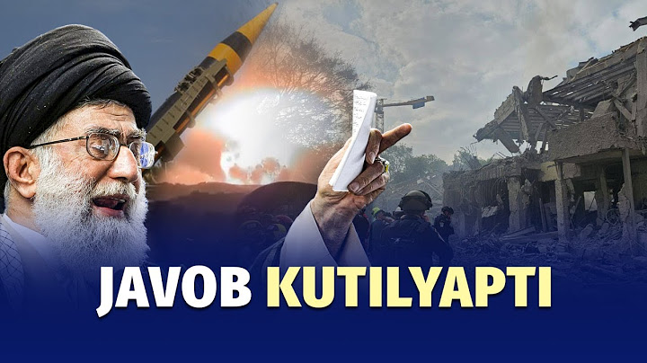 Trampning “hayratomuz” zarbasi: Eron Tel-Avivni nishonga oldi