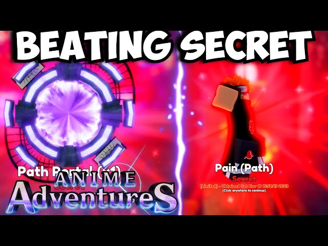 Anime Adventures: How To Get New Limited Secret Pain Path