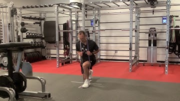 Band Iso Hold Split Squat