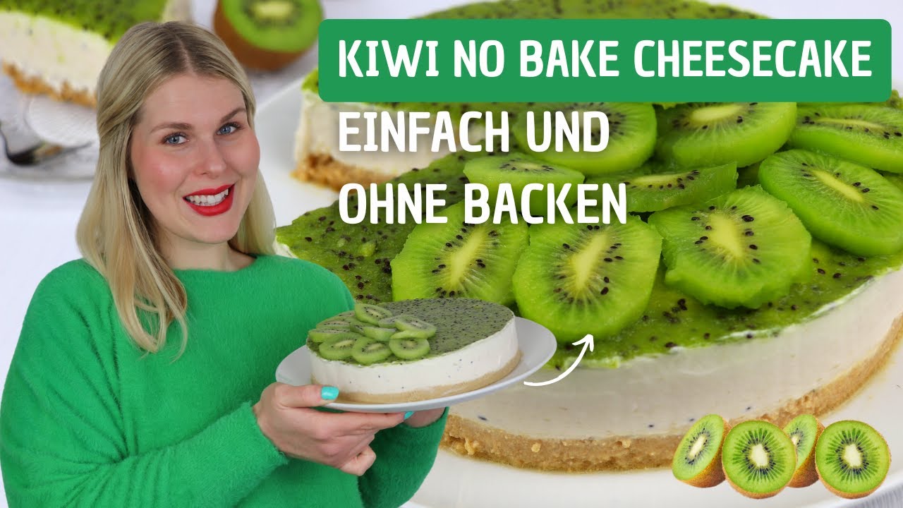 🥝🥝🥝 Kiwi Cheesecake 🥝🥝🥝 | No Bake Cake | Jessys Küchenkunst