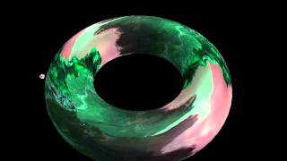 Fractal flow on torus
