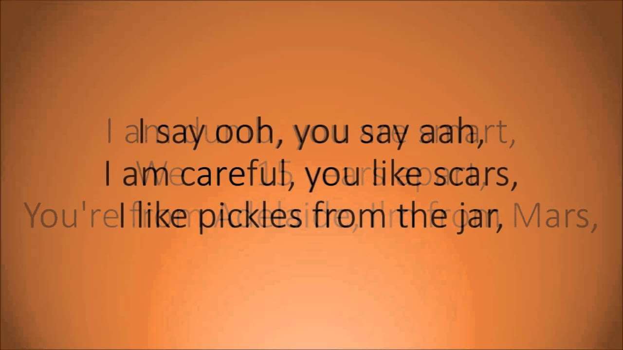 Pickles From the Jar Courtney lyrics YouTube