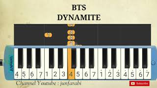 tutorial pianika BTS - DYNAMITE