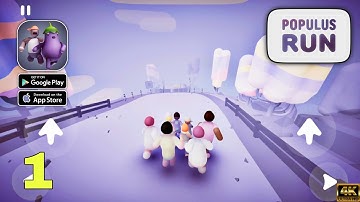 Populus Run Gameplay walkthrough part 1 (Android/iOS)