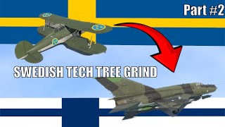 Swedish Tech Tree Grind - War Thunder Gameplay Episode