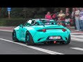 Tuner Cars Leaving A Carshow CHIQUE BELGIQUE 2025 Tuner Cars Leaving A Carshow CHIQUE BELGIQUE 2025
