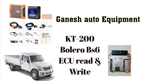 Kt-200 bolero bs6 ECU read & write