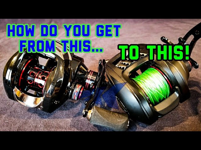 Bass Fishing for Beginners: How to Spool YOUR Baitcaster (2018) 