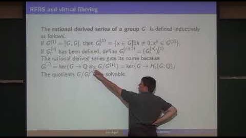 Ian Agol (UC Berkeley) / The Virtual Haken Conjecture II / 2012-09-07