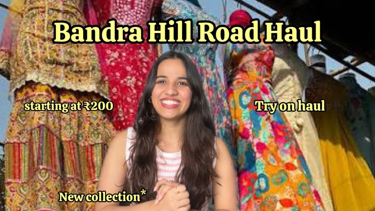 Bandra Hill Road Shopping Haul | New Collection 2025🔥| Everything under ₹500😍