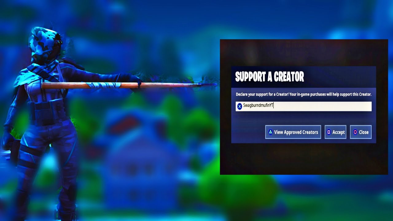 My Support A Creator Code. - YouTube