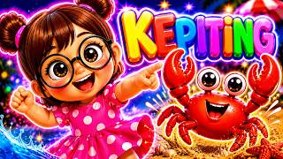 TING TING CRAB 🦀 Cute Beach Kids Song | Walking Sideways Left and Right | XoxoTivi Kids Song Ep103