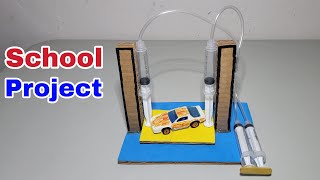 Science Fair Projects New Ideas 2023 | Hydraulic lift | School Project