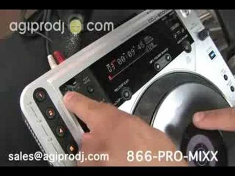 Pioneer CDJ-800 MK2 Auto Cue and MP3 Text Mode Features