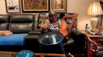 Aklot 15 String Mahogany harp UPDATED VERSION This has the Correct String Colors!! Beautiful Harp