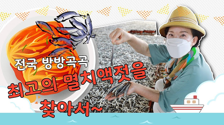 최고의 멸치액젓을 찾아서! 이하연 김치명인의 김장재료 비법공개(광고포함)