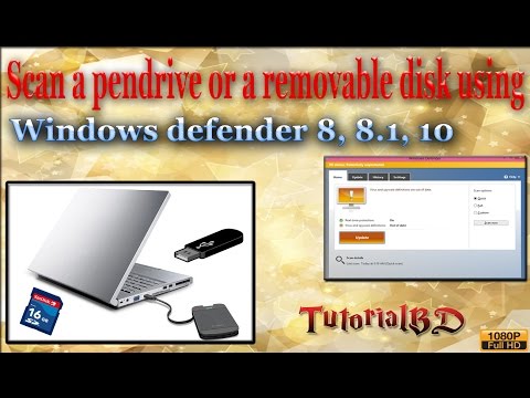 How to scan an external hard drive using Windows Defender for viruses