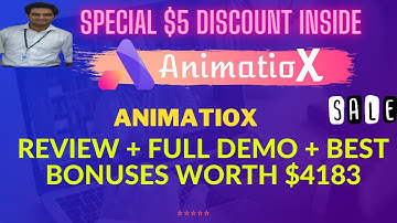 AnimatioX Review 👉Demo And 🎁Bonuses🎁 Worth 💲4183 For👉 [AnimatioX Review]👇