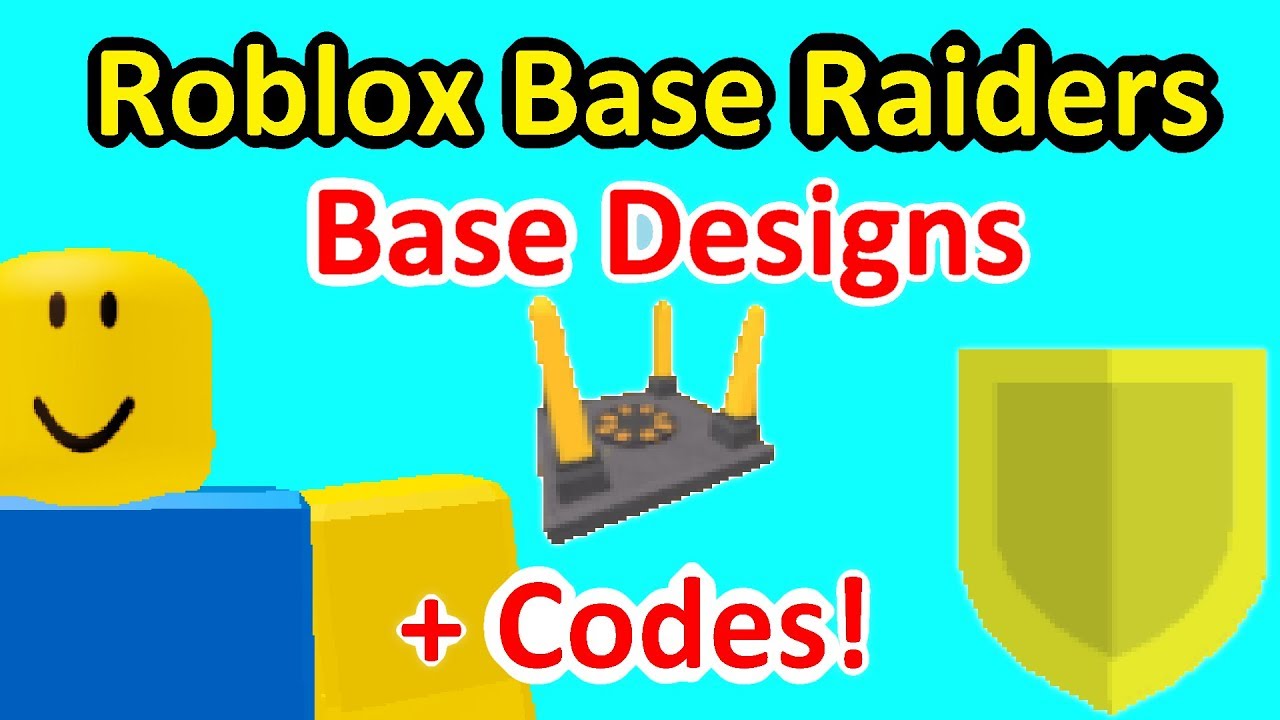 Roblox Base Raiders Base Designs And Codes Youtube