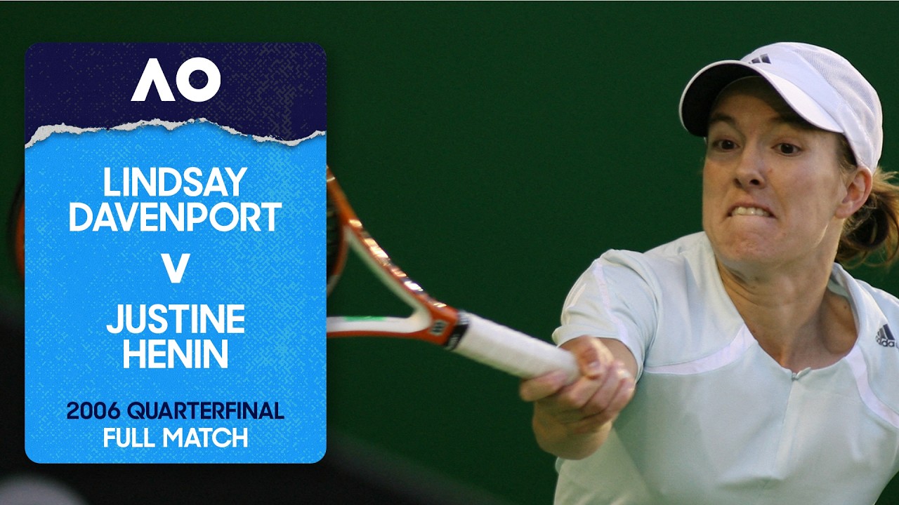 Lindsay Davenport v Justine Henin Full Match | Australian Open 2006 Quarterfinal