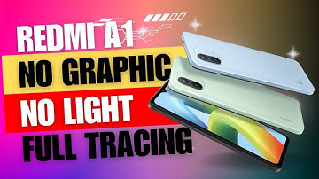 Redmi A1 No Graphics No Light Solution | Mi A1 Black Screen Problem Fix