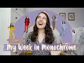 Wearing monochrome outfits for a week! | Monochrome style