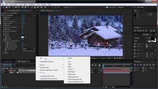 Snowfall in Aftereffects tutorial