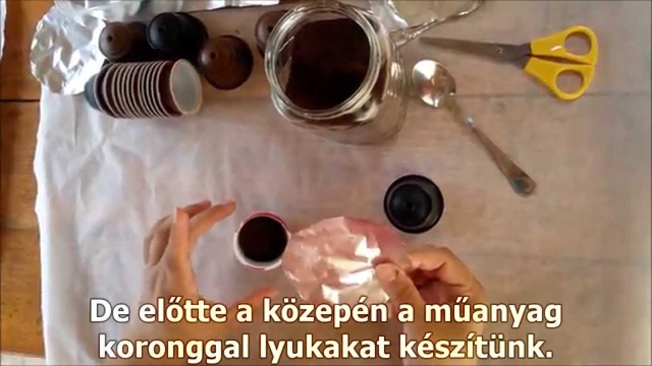 Kávékapszula újratöltése - YouTube