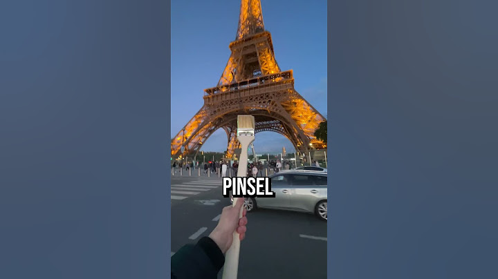 Pinsel unterm Eifelturm 😂 #shorts