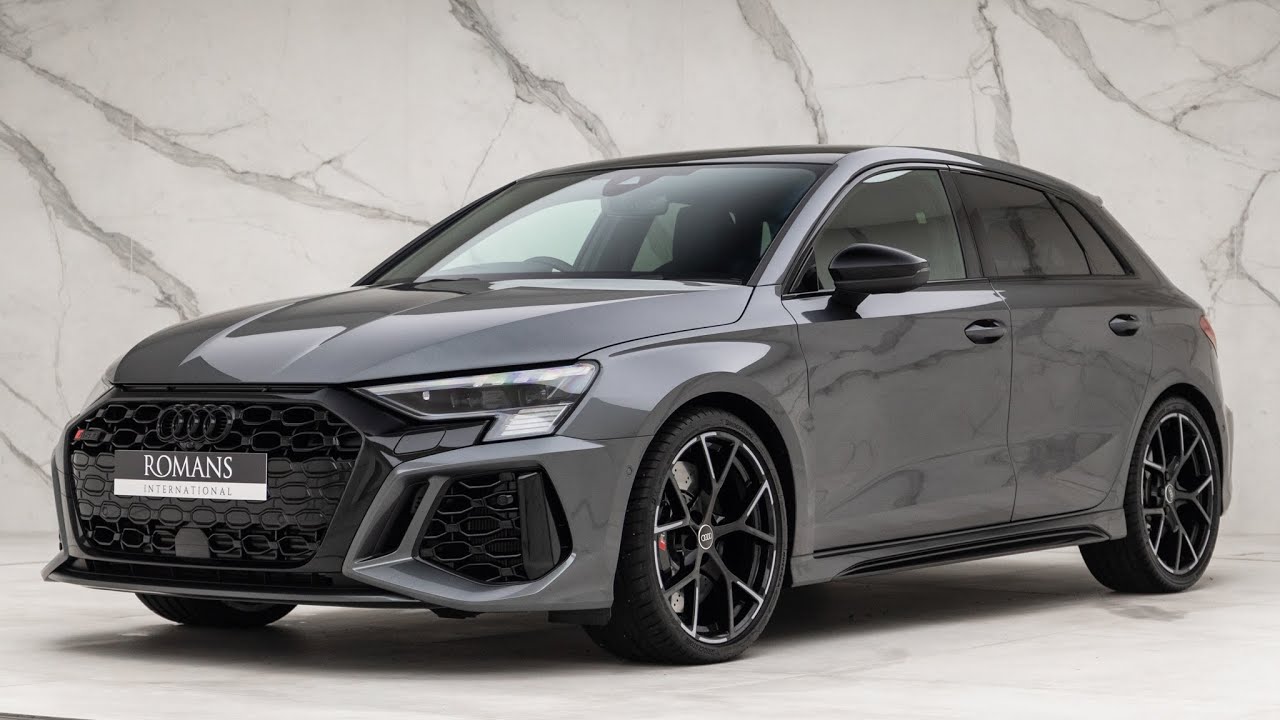2022 Audi RS3 Vorsprung Daytona Grey Walkaround & Interior Romans