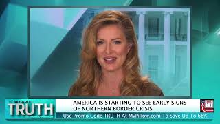 Emerald Robinson with Victor Avila VFAF Veterans for Trump - Border Invasion an American Crisis