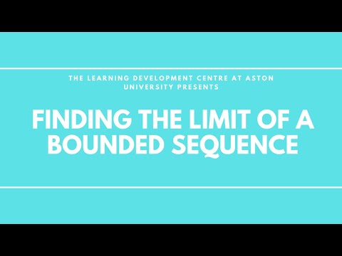 Finding the Limit of a Bounded Recursive Sequence