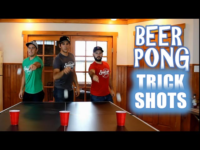 Beer Pong Trick Shots Youtube