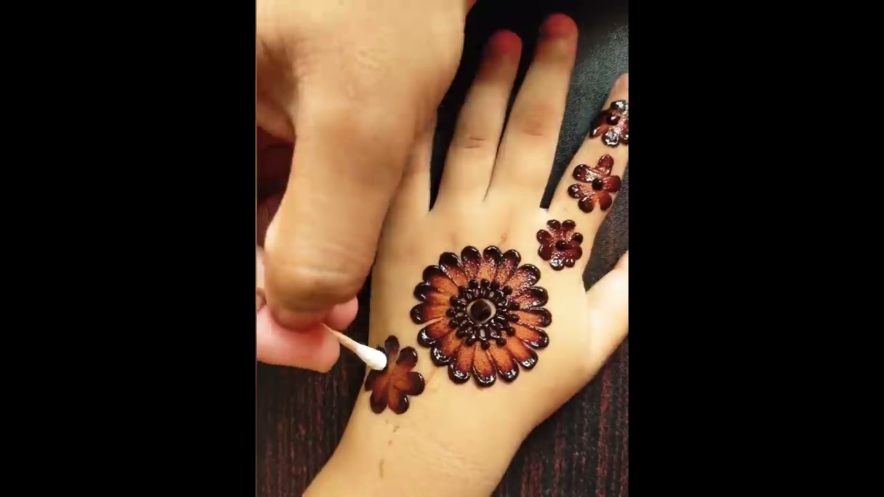 Beautiful easy trick mehndi designs  mehndi designs for hands  henna designs