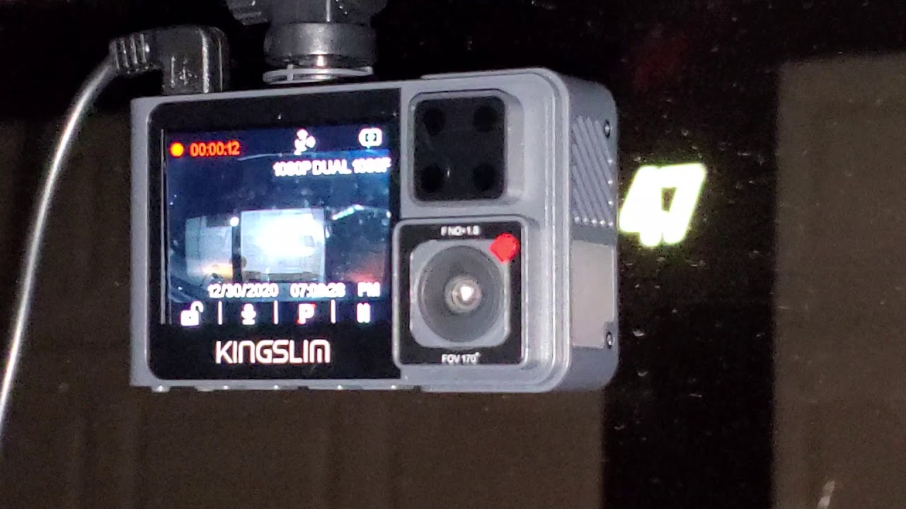 Kingslim D1 Pro Dual Dash Cam