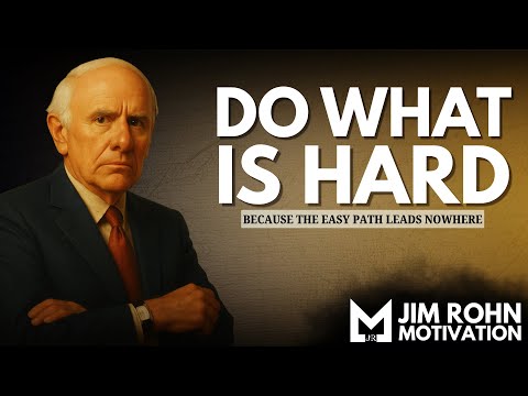 Do What Is Hard To Become Unstoppable Jim Rohn Motivation