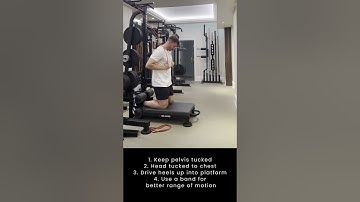 Nordic hamstring curl [ Axe Rugby ]