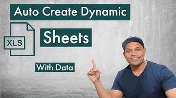 Create Multiple Excel Sheets Dynamically In 5 Seconds Auto   - Code With Mark