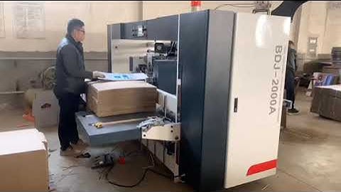 China carton machinery double carton semi-automatic nailing machine