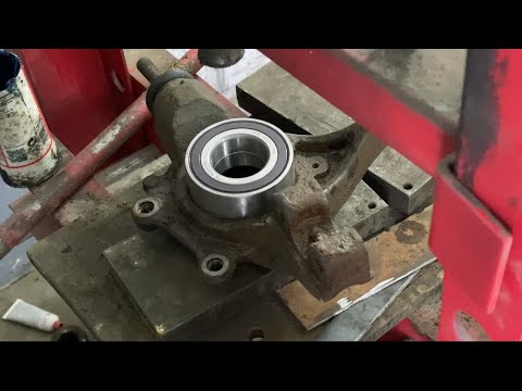 Peugeot 307 Cum schimb rulment, How to replace front wheel bearing