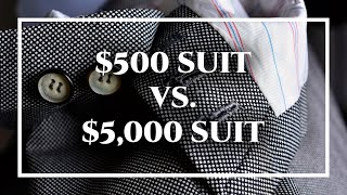 Difference Between Cheap $500 Custom Suit & $5,000 Tailor-Made Bespoke Suits
