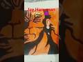 ​Lord Hanuman Drawing | Jay Hanuman Art 🎨🚩 #Shorts #watercolor #music #sketch #song #drawing #viral