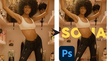 How to place text behind object in photoshop | IPad Tutorial