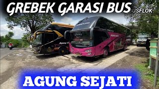 GREBEK GARASINYA BUS AGUNG SEJATI//PURWANTORO ada kelas VIP gaes.