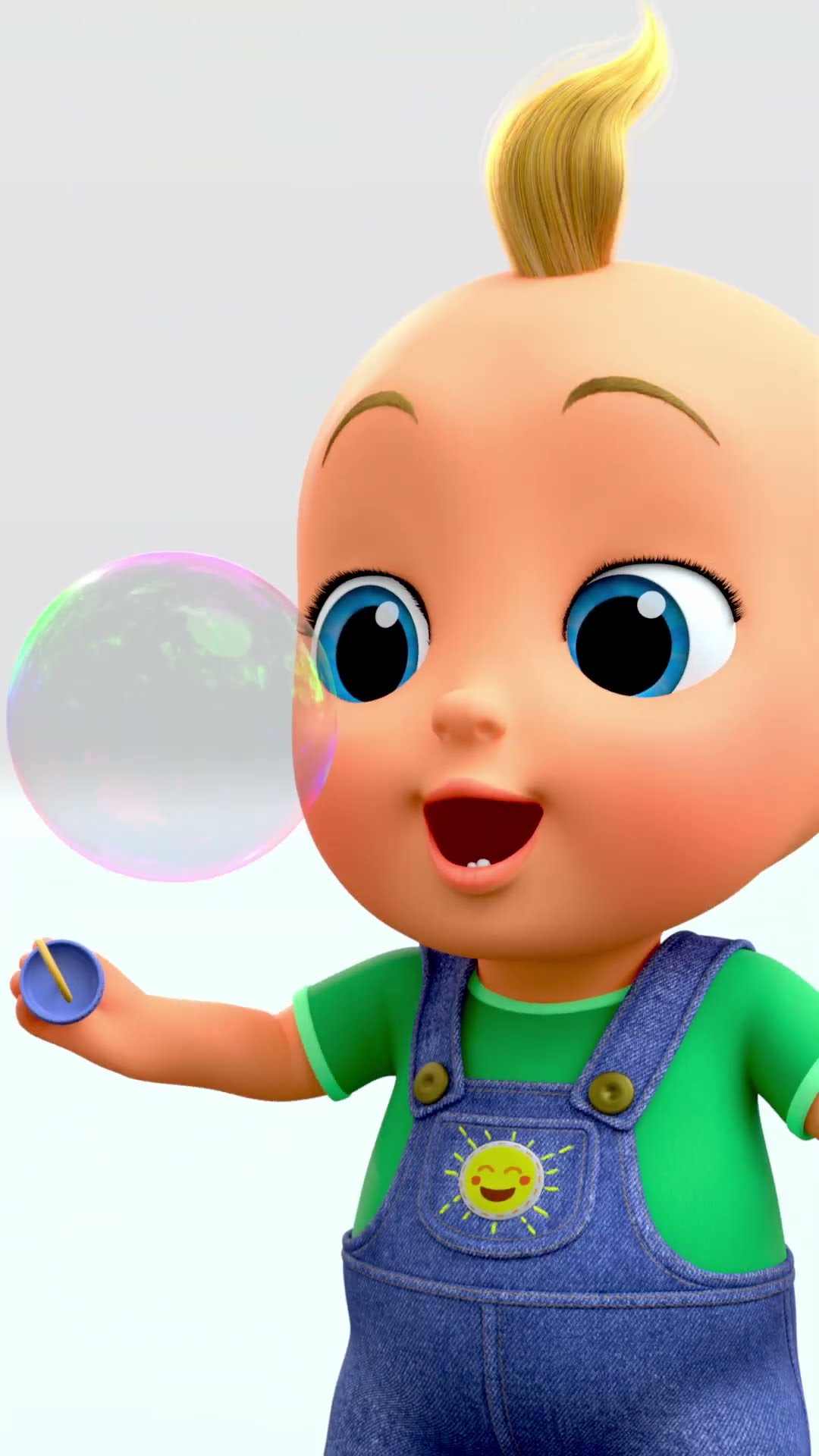 Biggest Bubble? Johny, Zigaloo and Kiki, the elephant try the impossible  #shorts