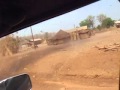 A small dust devil approaching with strength