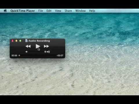 quicktime recording with audio