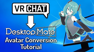 VRChat Avatar to Desktop Mate - Tutorial (READ DESCRIPTION)
